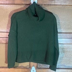 Madewell Forest Green Turtleneck Sweater